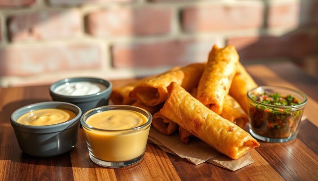 Cheesesteak Egg Roll Dipping Sauces