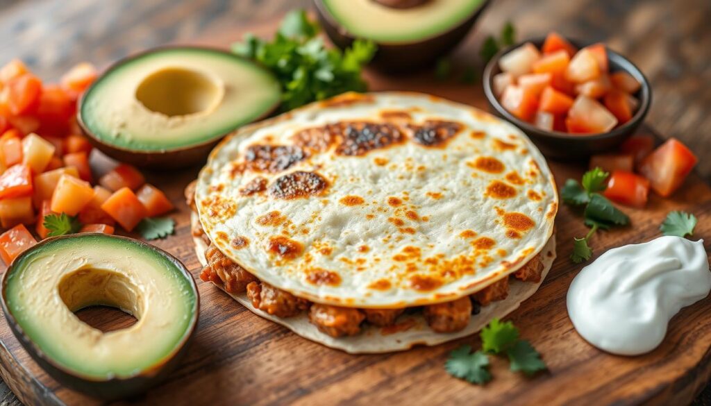 Chorizo Quesadilla Toppings