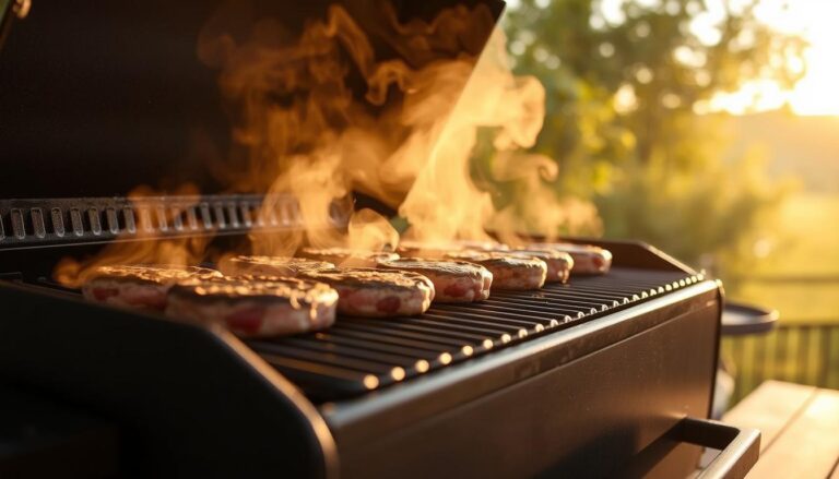 frozen burgers on traeger