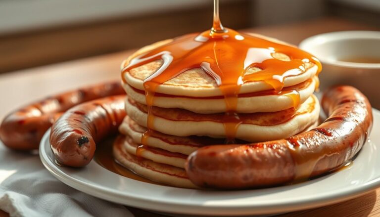 pancakes and sausage