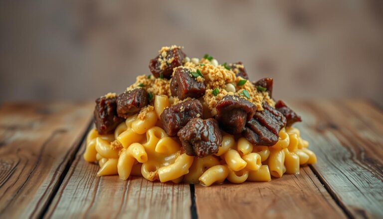 steak mac and cheese