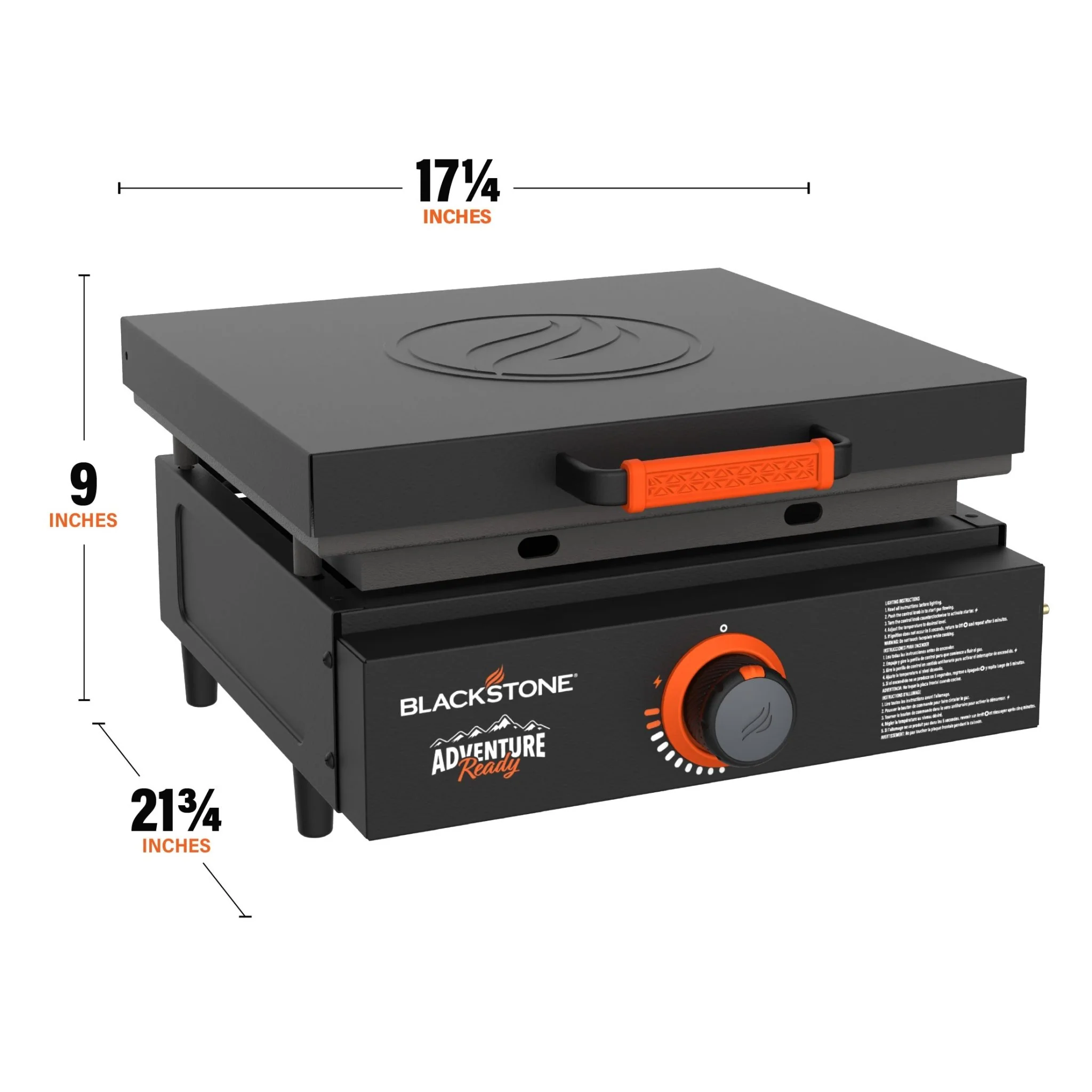 17" Tabletop Griddle with Hard Cover 3 17" Tabletop Griddle with Hard Cover