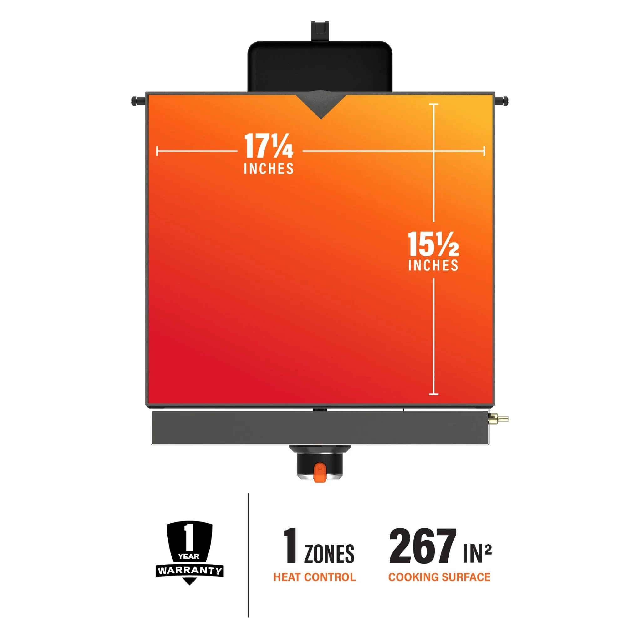 17" Tabletop Griddle with Hood 4 17" Tabletop Griddle with Hood