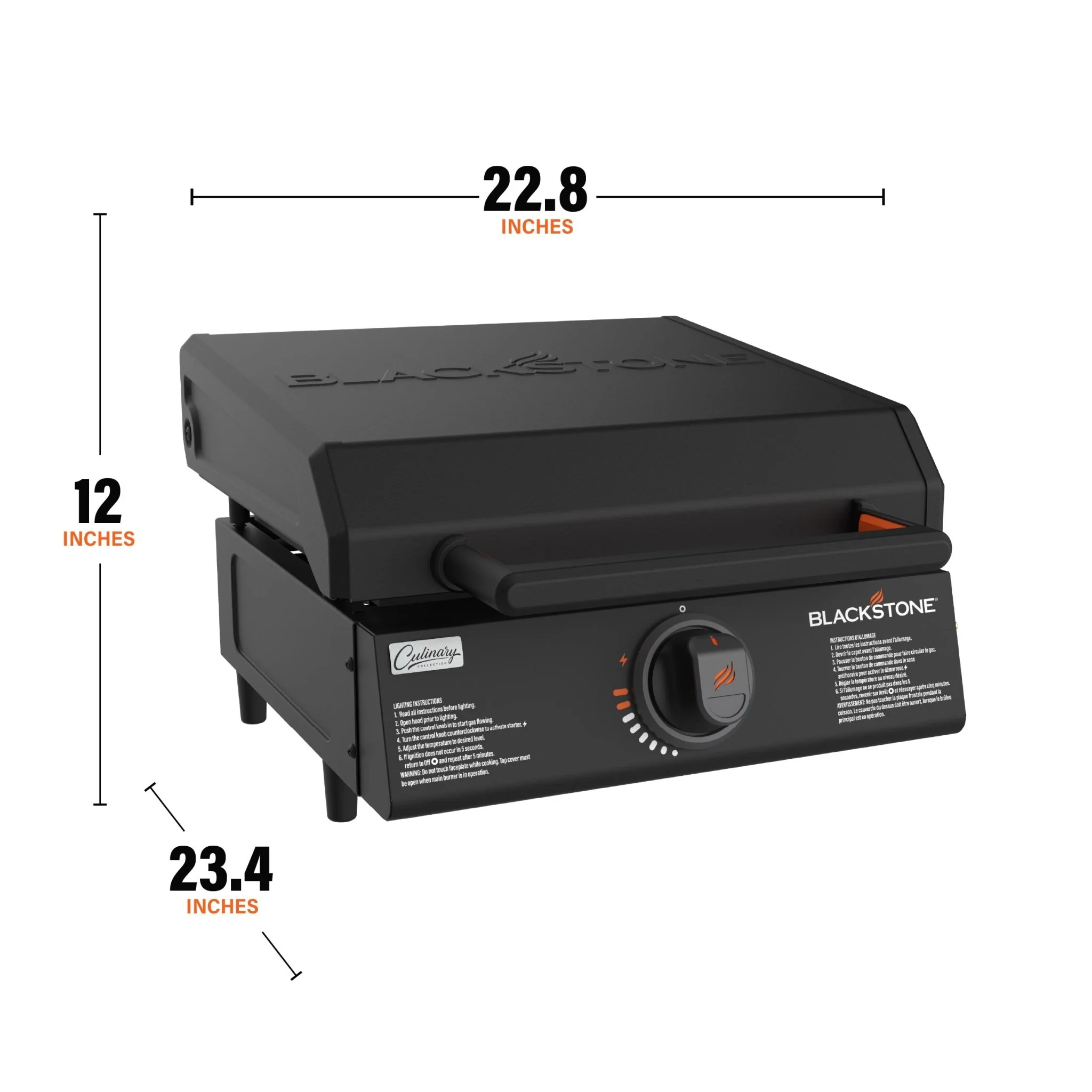 Culinary 17” Tabletop Griddle with Hood 7 Culinary 17” Tabletop Griddle with Hood