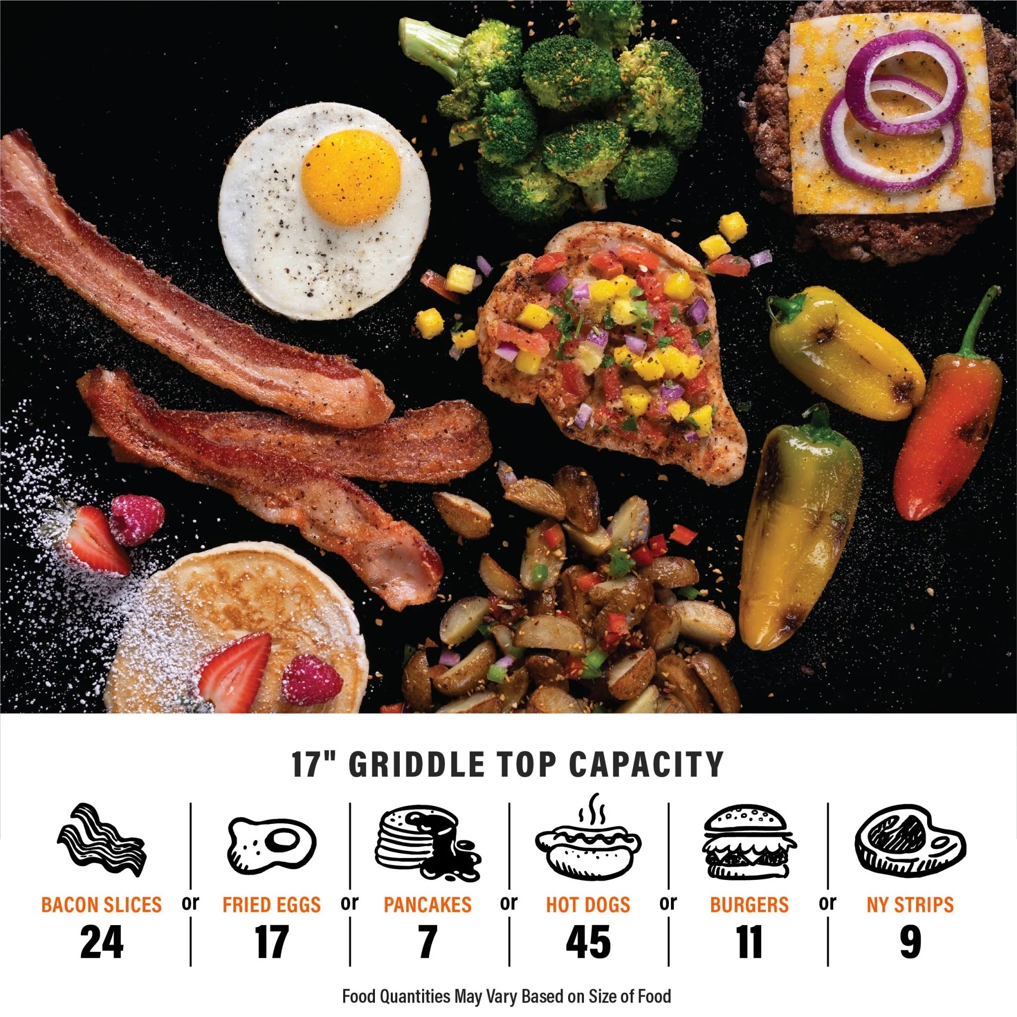 Adventure Ready 17in Griddle with Flexfold Legs 7 Adventure Ready 17in Griddle with Flexfold Legs