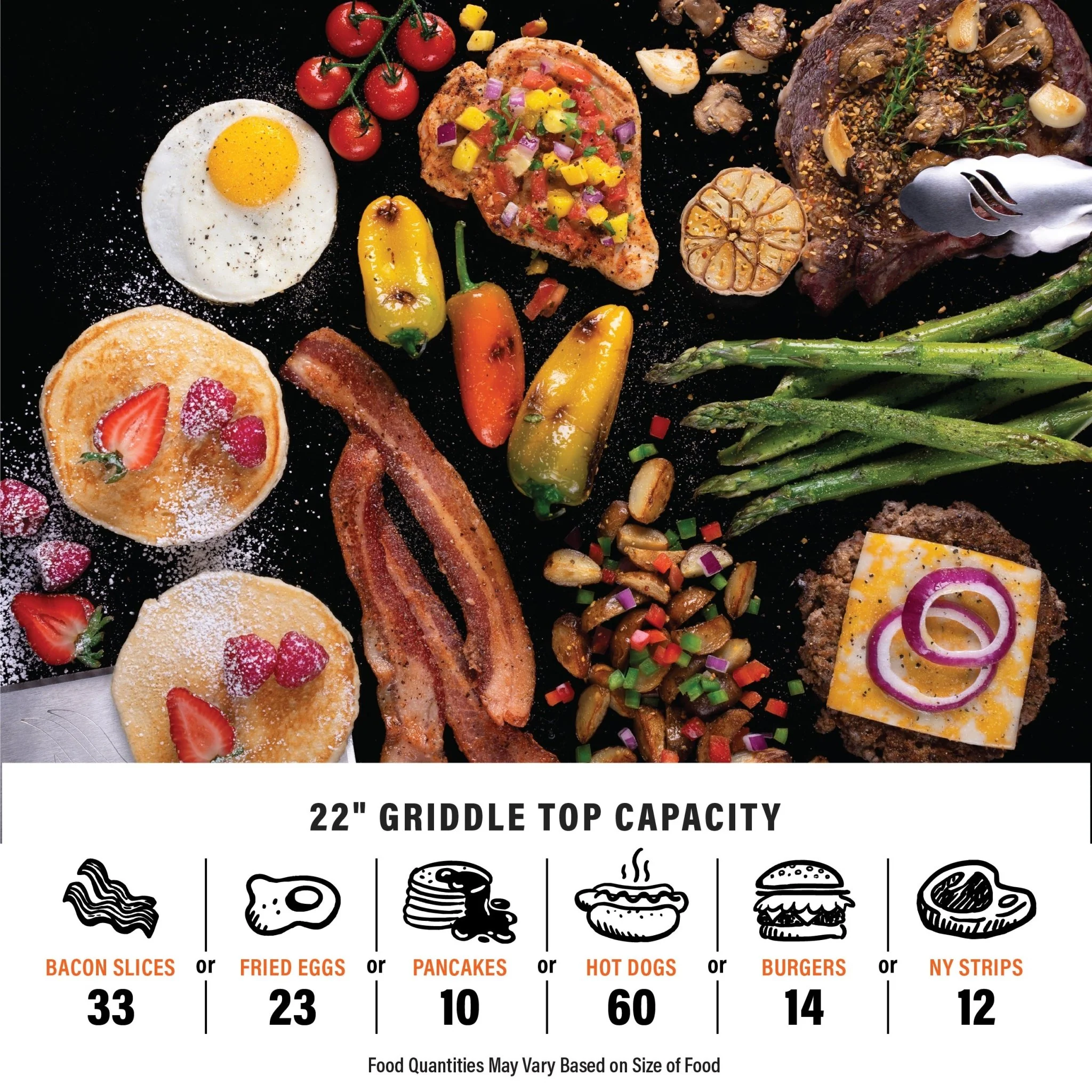 22” Tabletop Griddle with Hood 10 22” Tabletop Griddle with Hood