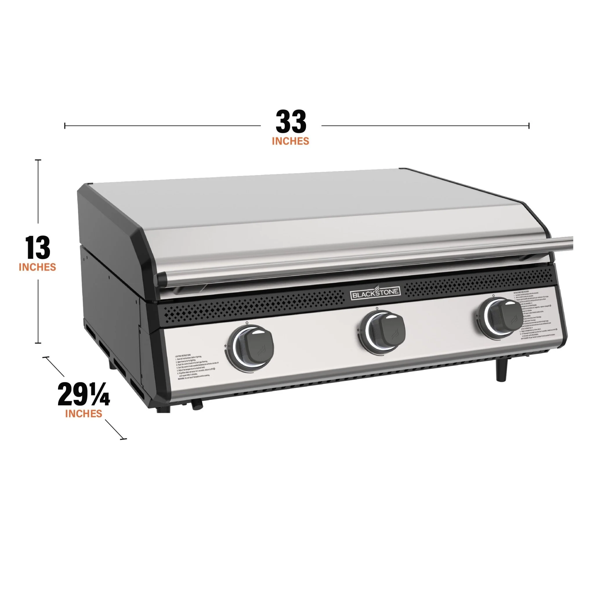 28" Drop-in Griddle with Hood 12 28" Drop-in Griddle with Hood