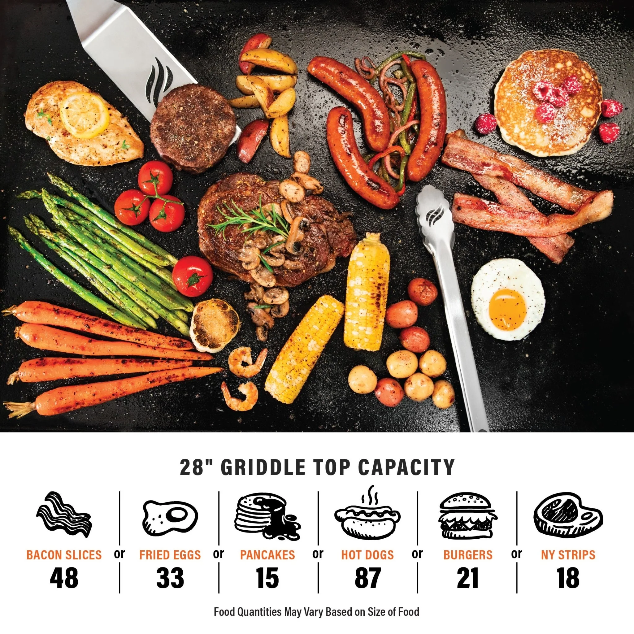 28" Griddle with Hard Cover 10 28" Griddle with Hard Cover