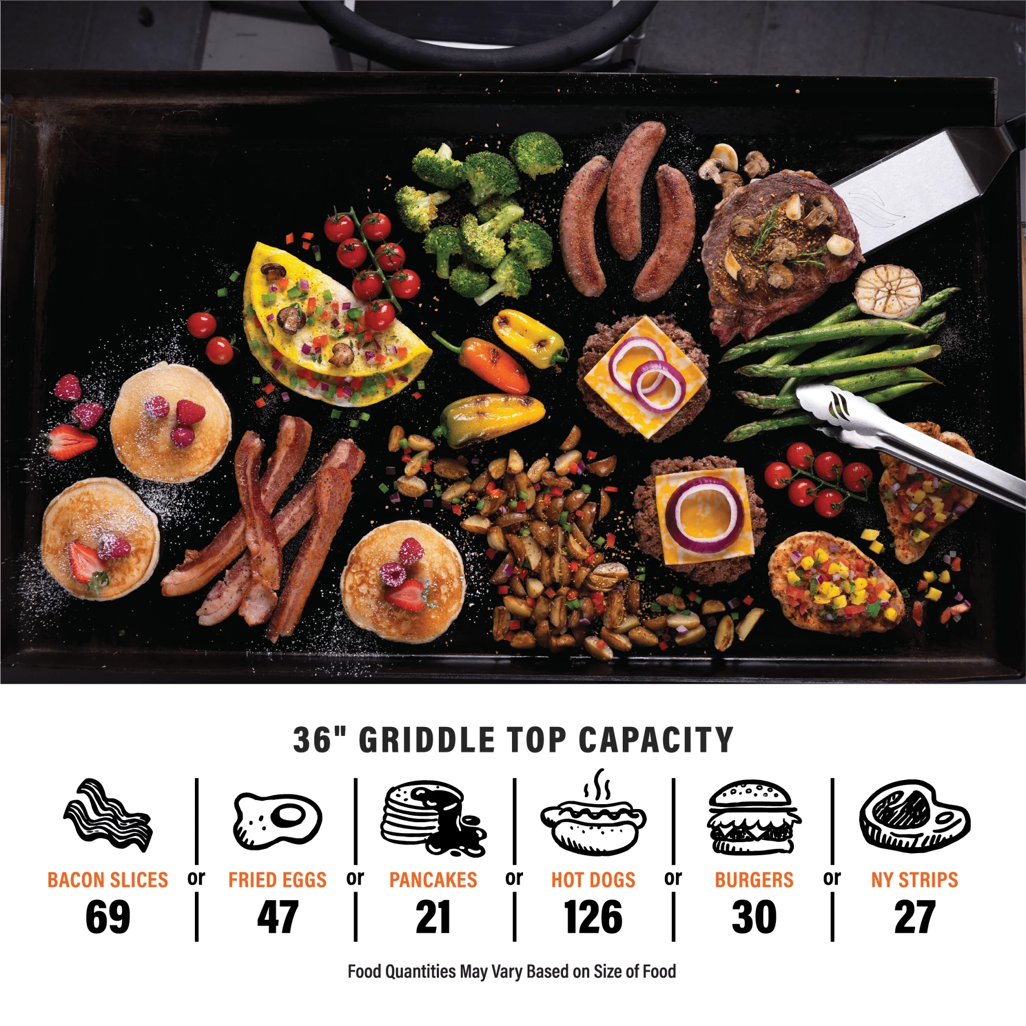 36" Griddle Airfryer Combo 10 36" Griddle Airfryer Combo