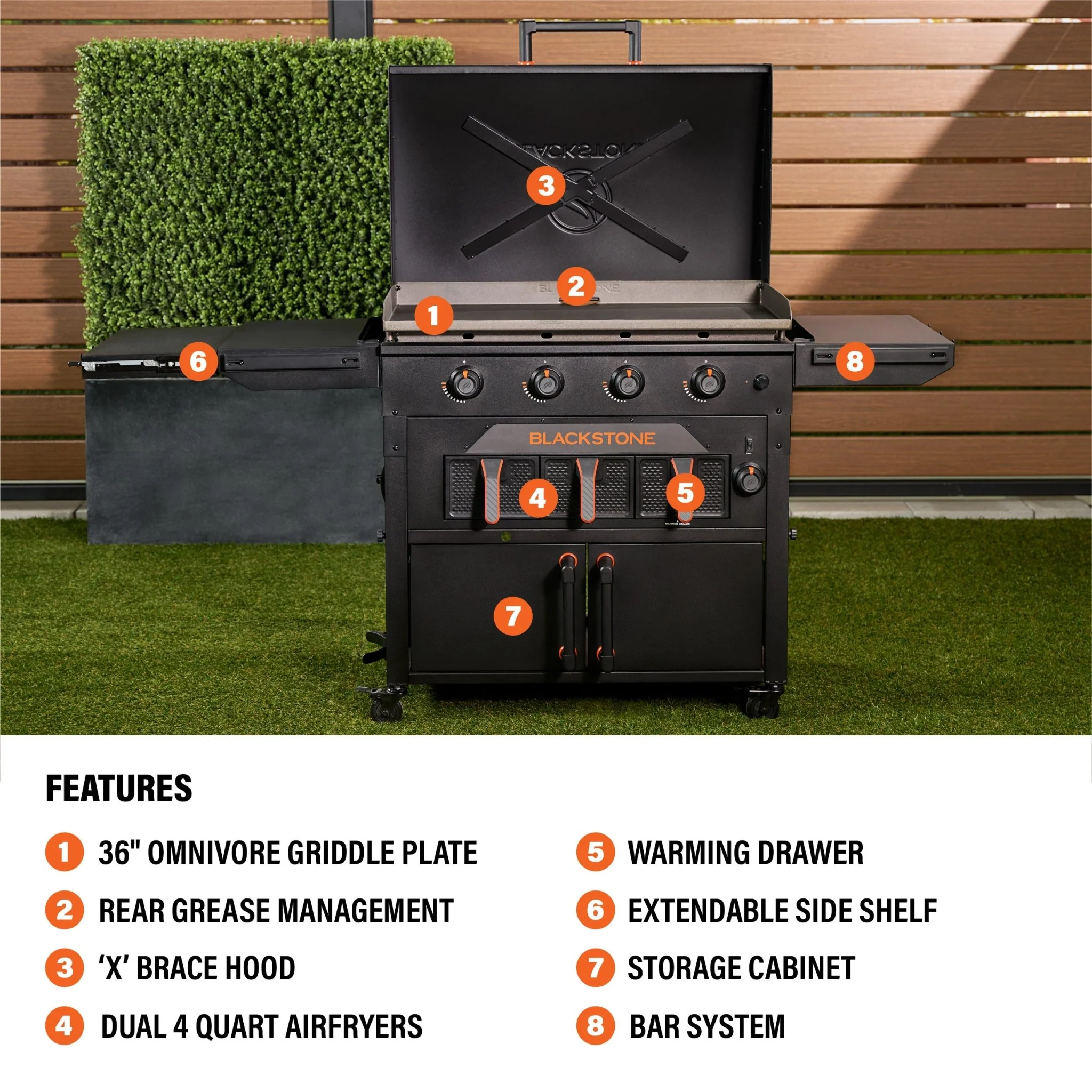 36” Griddle Airfryer Combo (Natural Gas) 4 36” Griddle Airfryer Combo (Natural Gas)