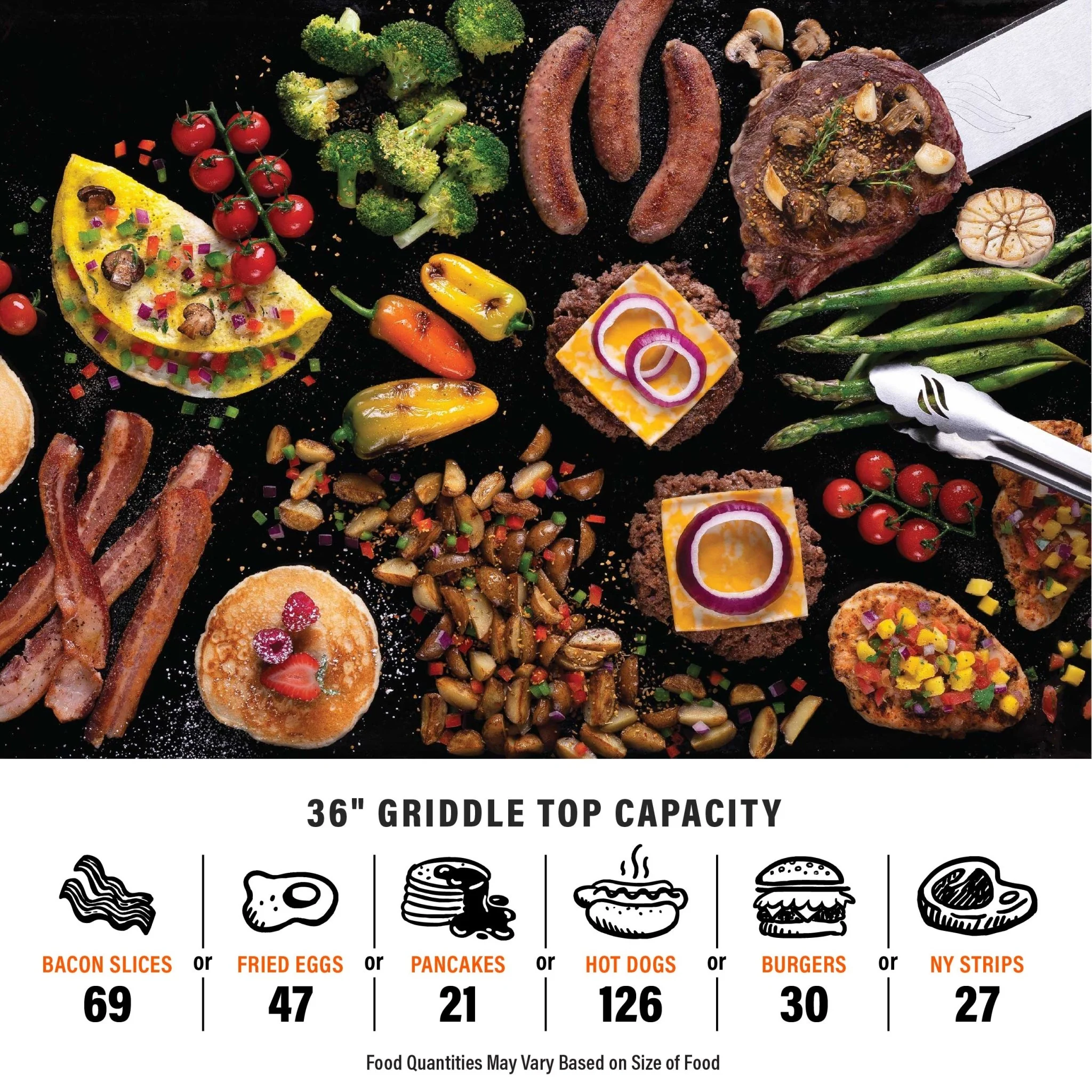 Original 36” Griddle with Hard Cover 9 Original 36” Griddle with Hard Cover