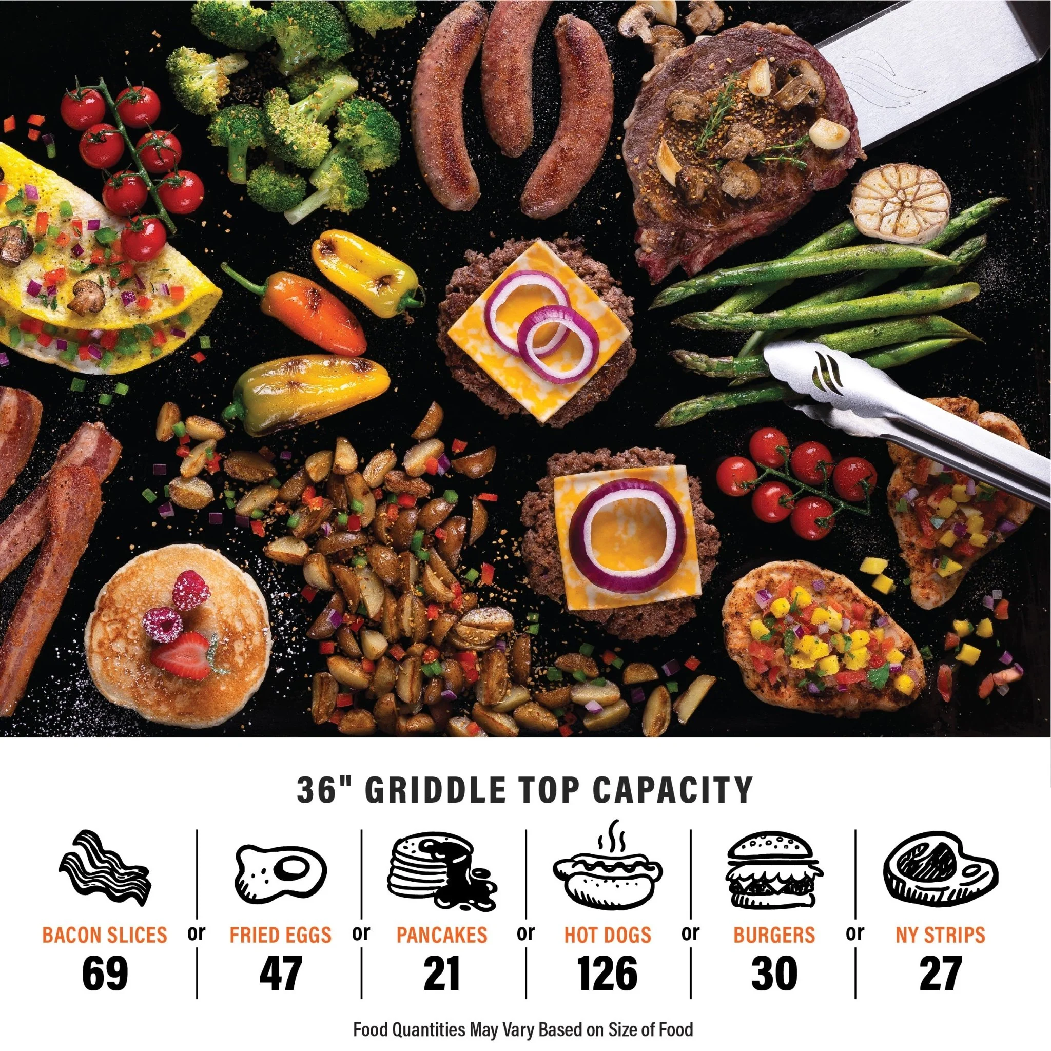 36" Griddle Deluxe with Extendable Side Table 11 36" Griddle Deluxe with Extendable Side Table