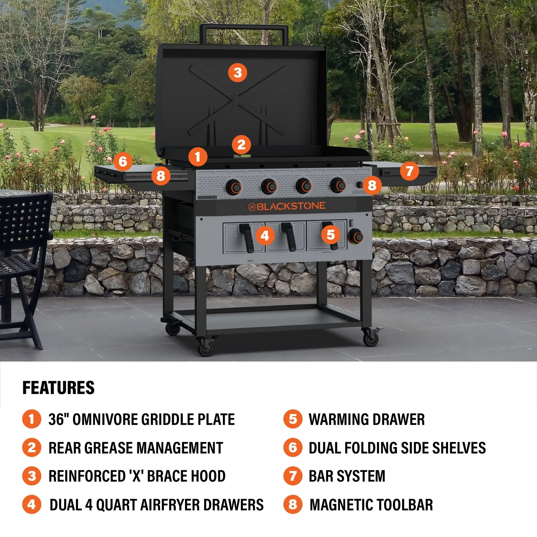 Bronco 36” Griddle Airfryer Combo 4 Bronco 36” Griddle Airfryer Combo