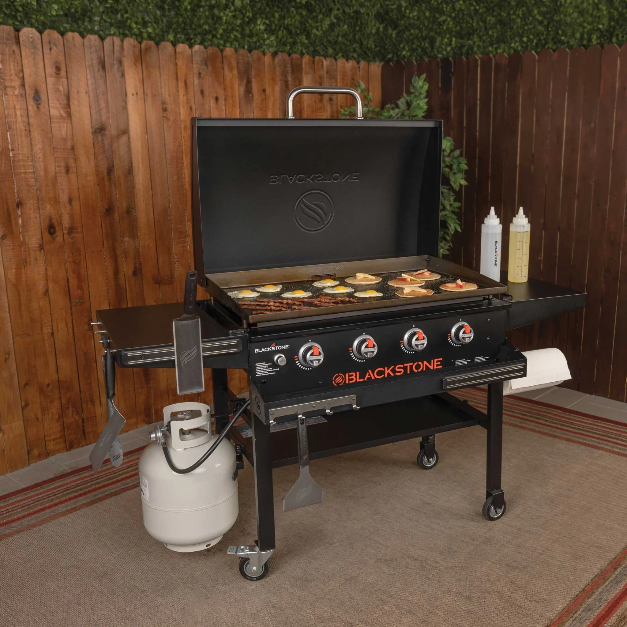 Original 36in Griddle W/Hood & Front shelf 8 Original 36in Griddle W/Hood & Front shelf