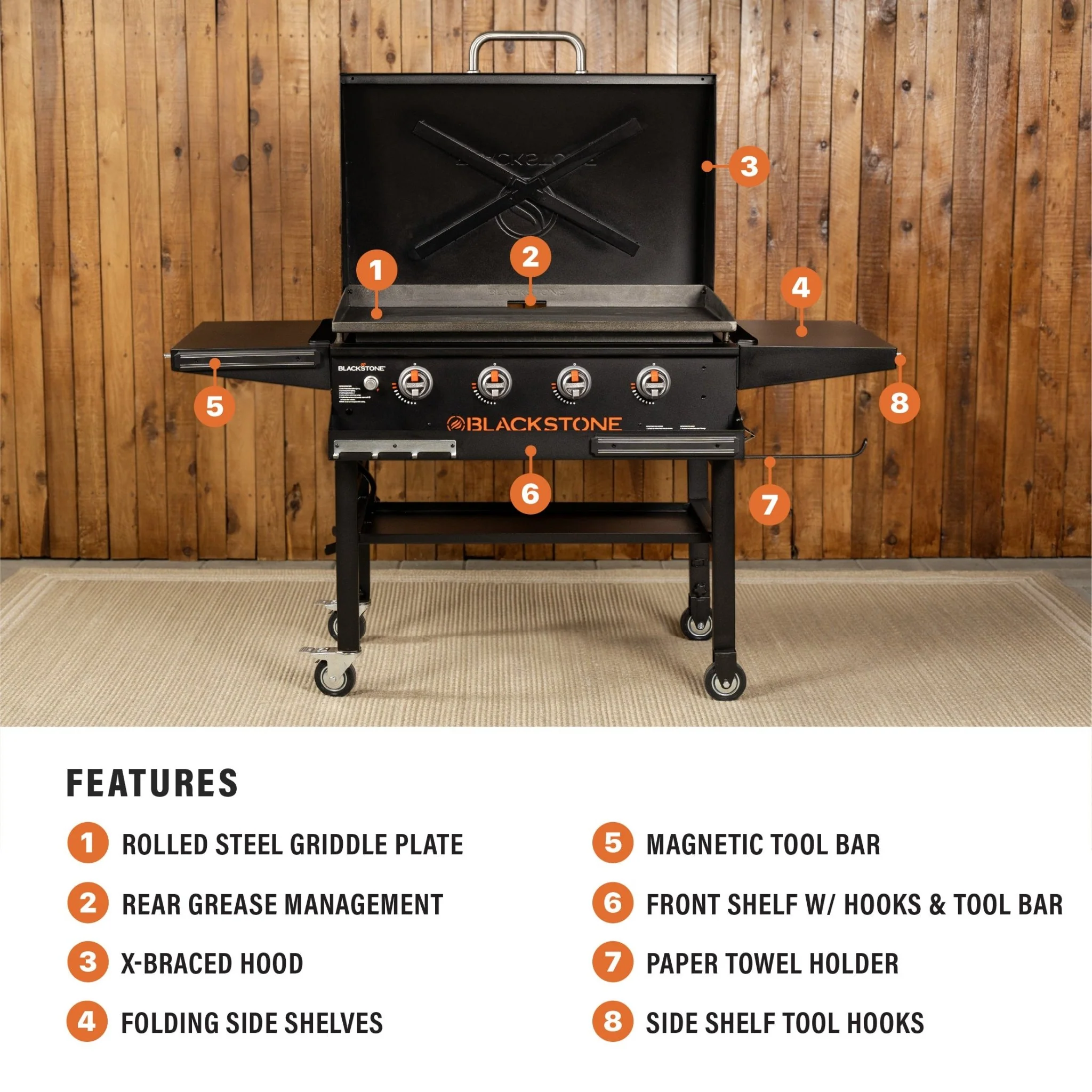 Original 36” Griddle with Hood Bundle 4 Original 36” Griddle with Hood Bundle