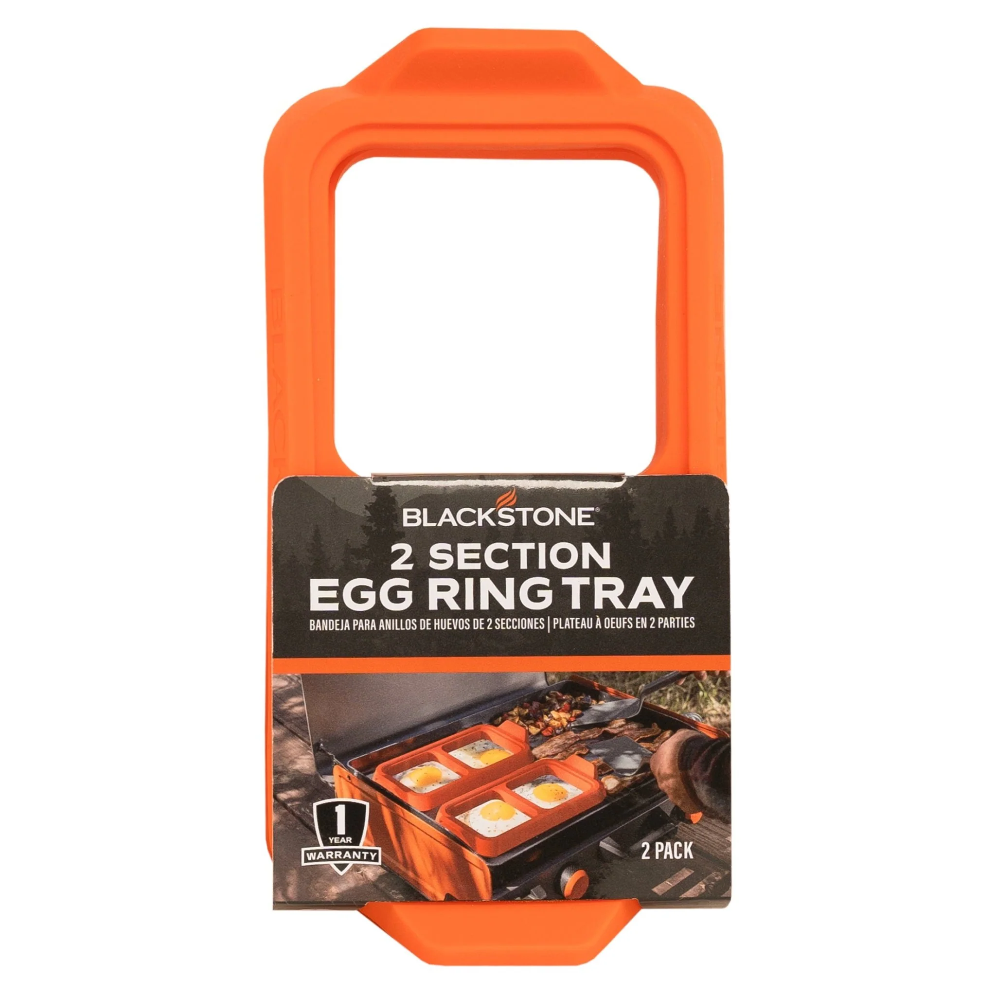 2-Section Egg Ring Trays (2pk) 8 2-Section Egg Ring Trays (2pk)