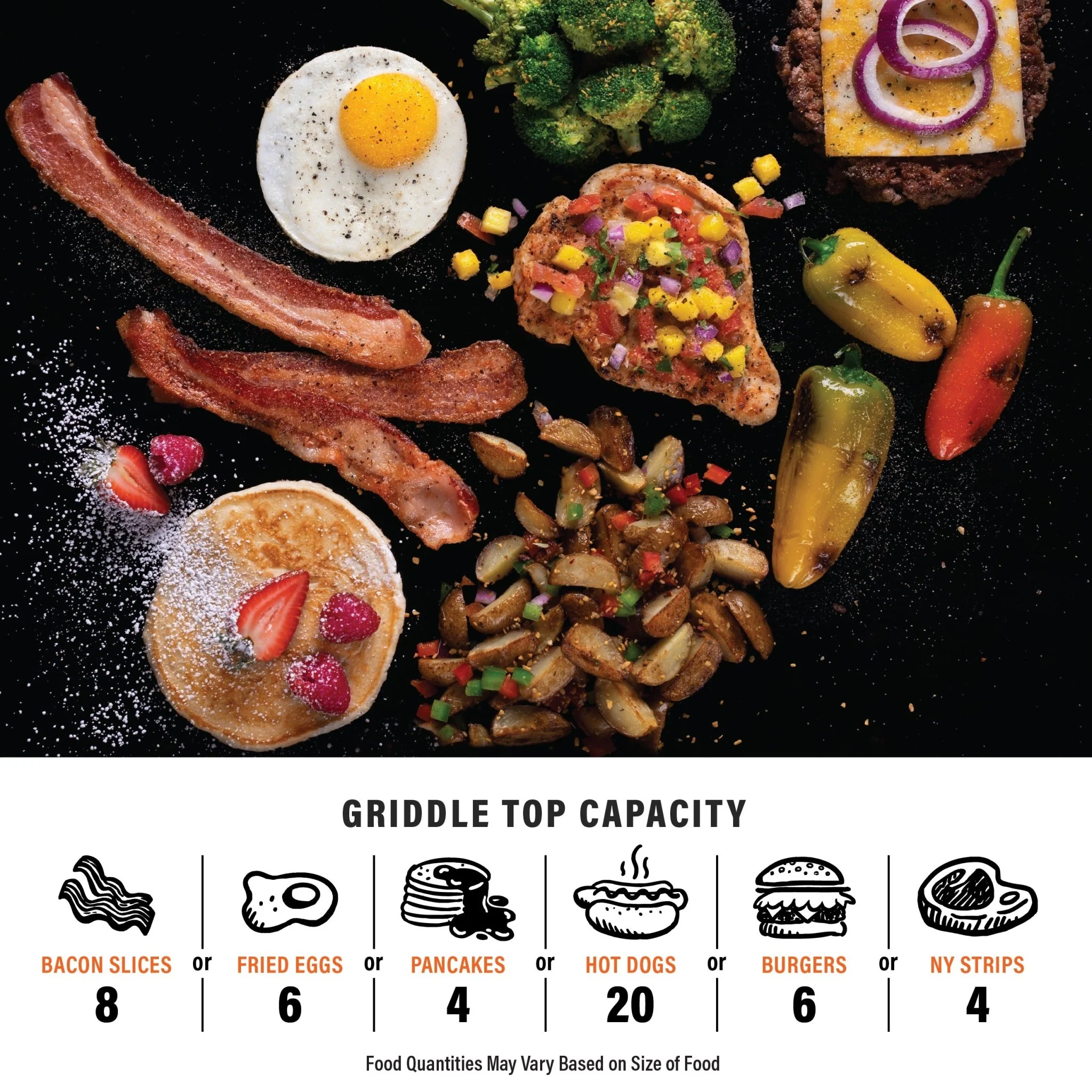 14" Griddle with Side Burner 10 14" Griddle with Side Burner