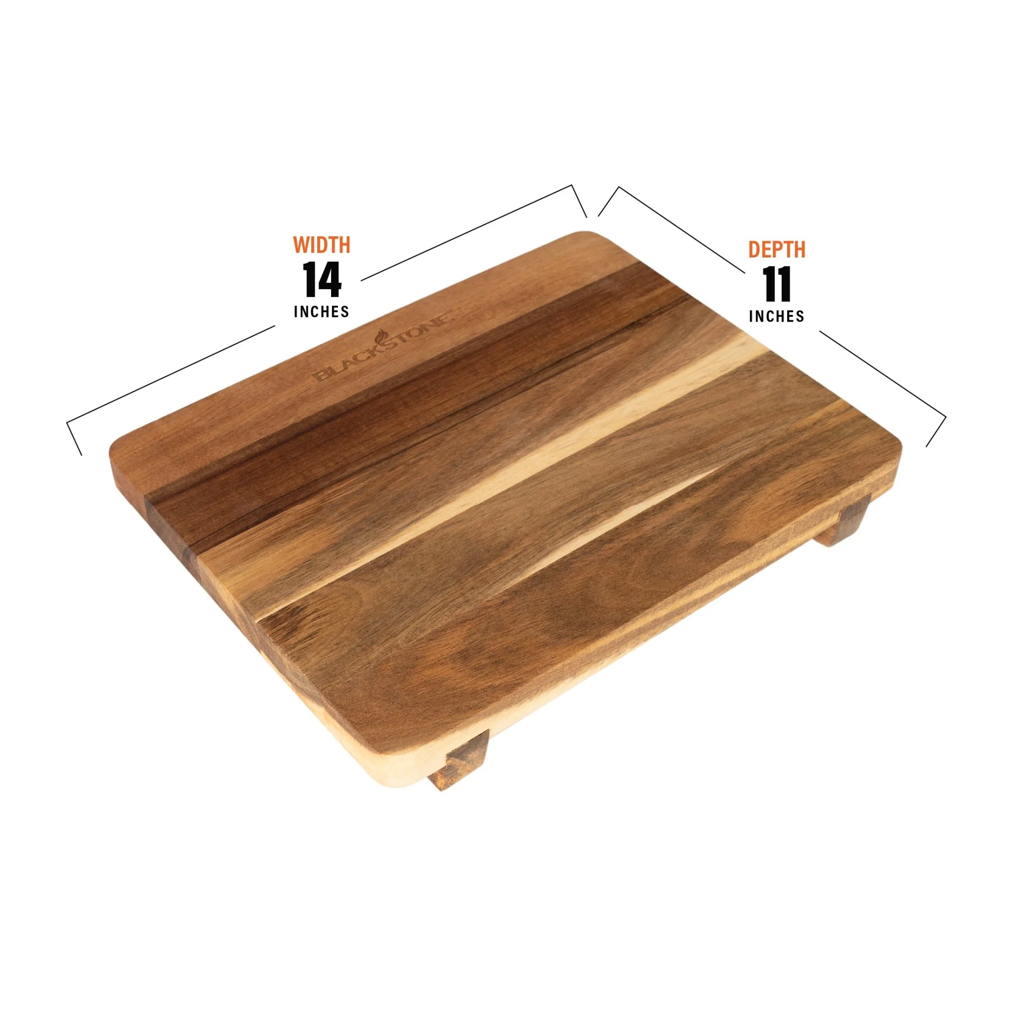 14"x11" Wood Cutting Board W/ Feet 4 14"x11" Wood Cutting Board W/ Feet