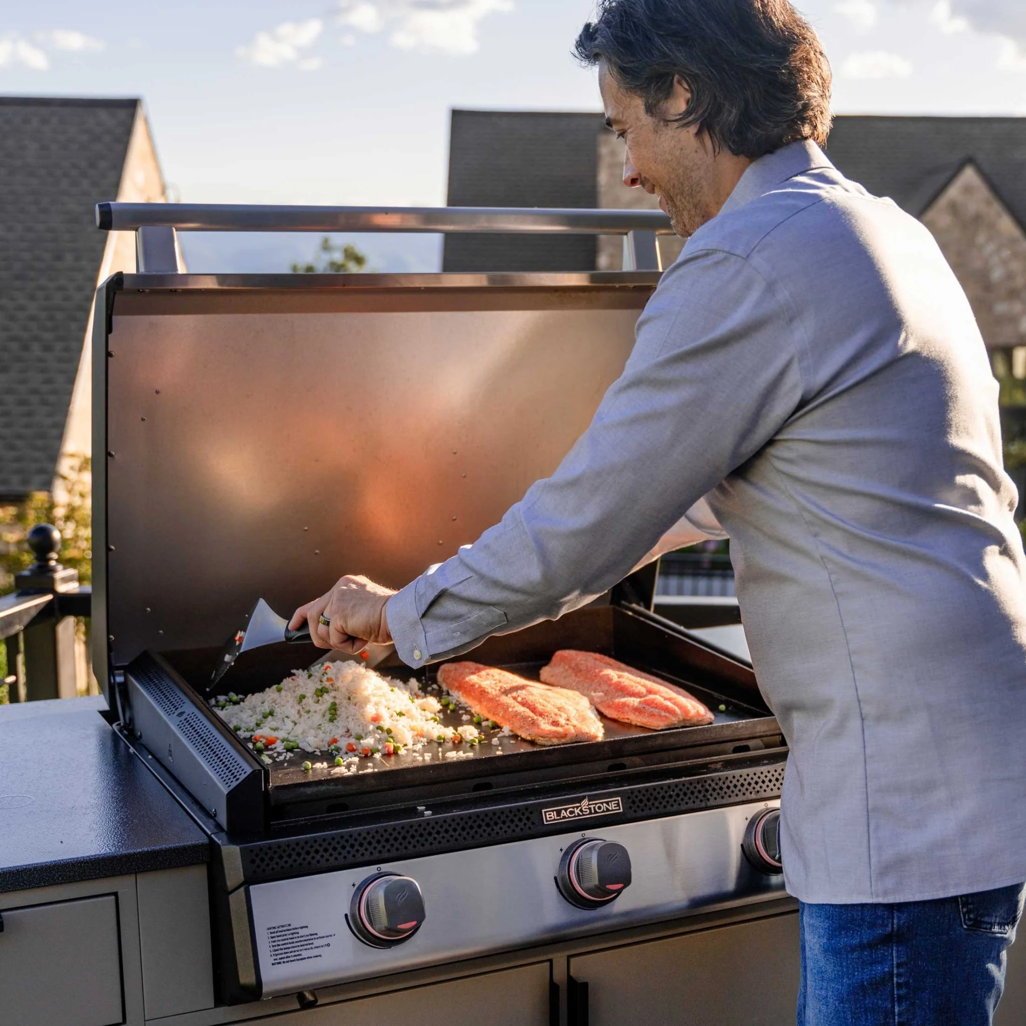 28" Deep Kitchen Griddle in Stainless Steel w/Hood 11 28" Deep Kitchen Griddle in Stainless Steel w/Hood