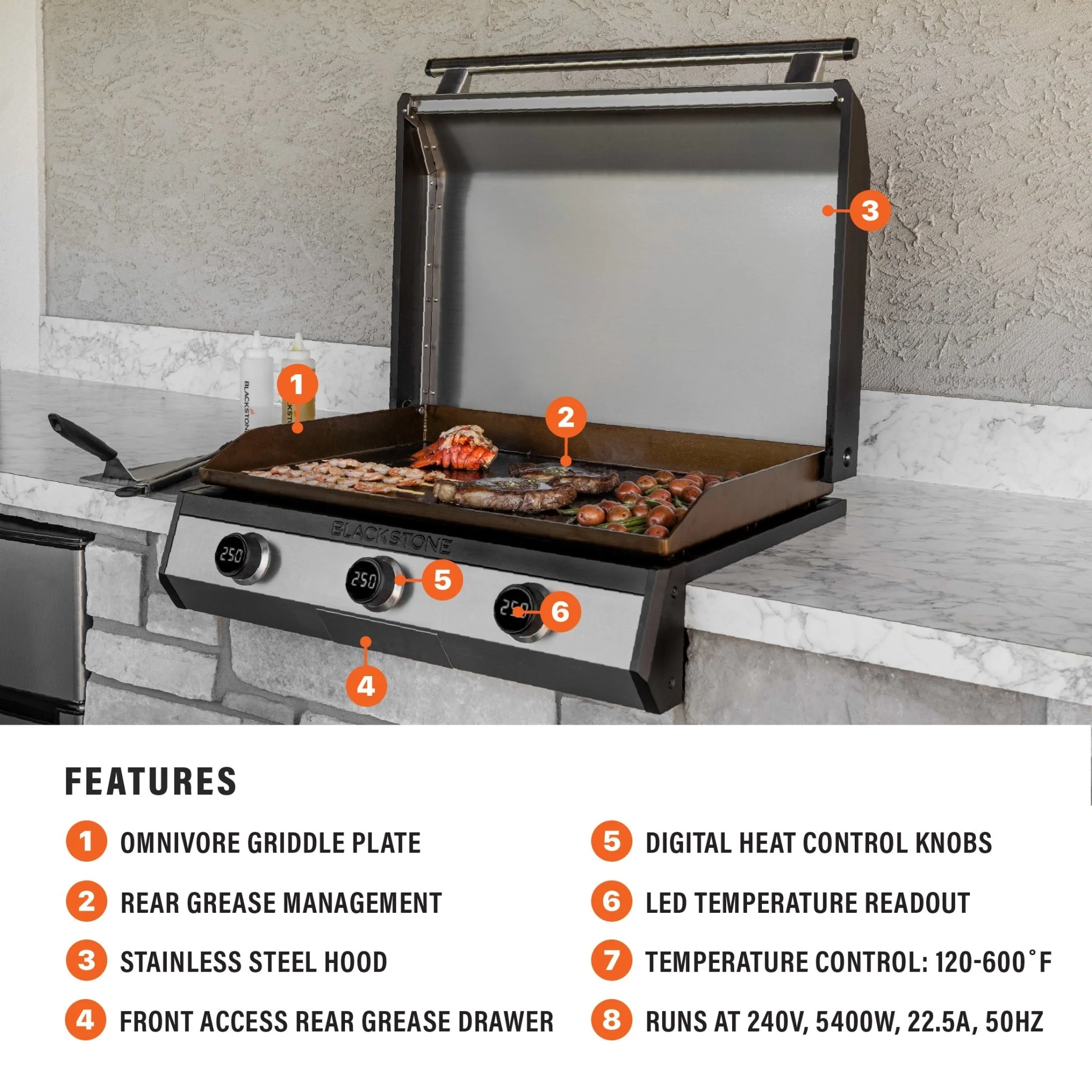 30" Electric Drop-in Griddle 4 30" Electric Drop-in Griddle