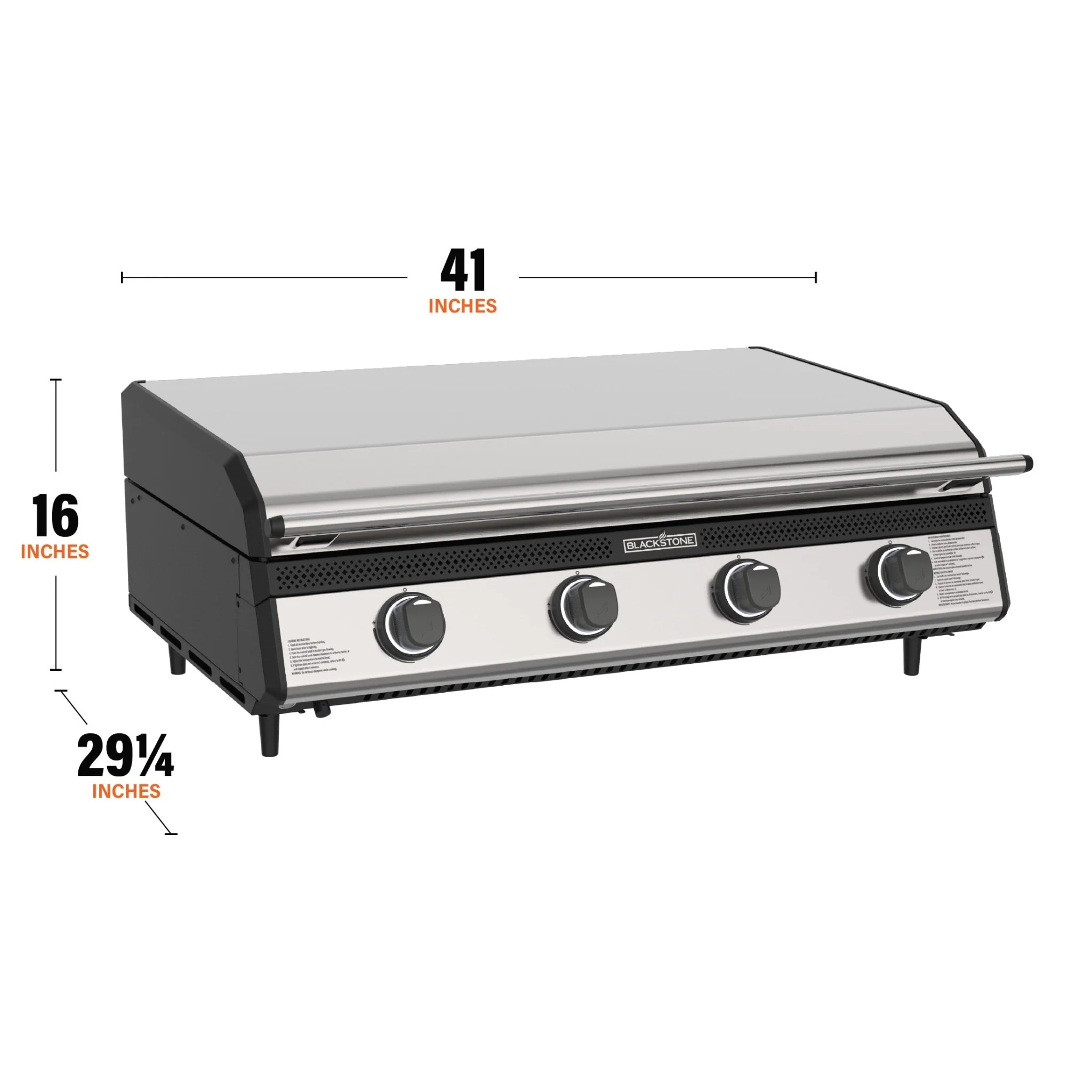36" Drop-in Griddle with Hood (Natural Gas) 10 36" Drop-in Griddle with Hood (Natural Gas)