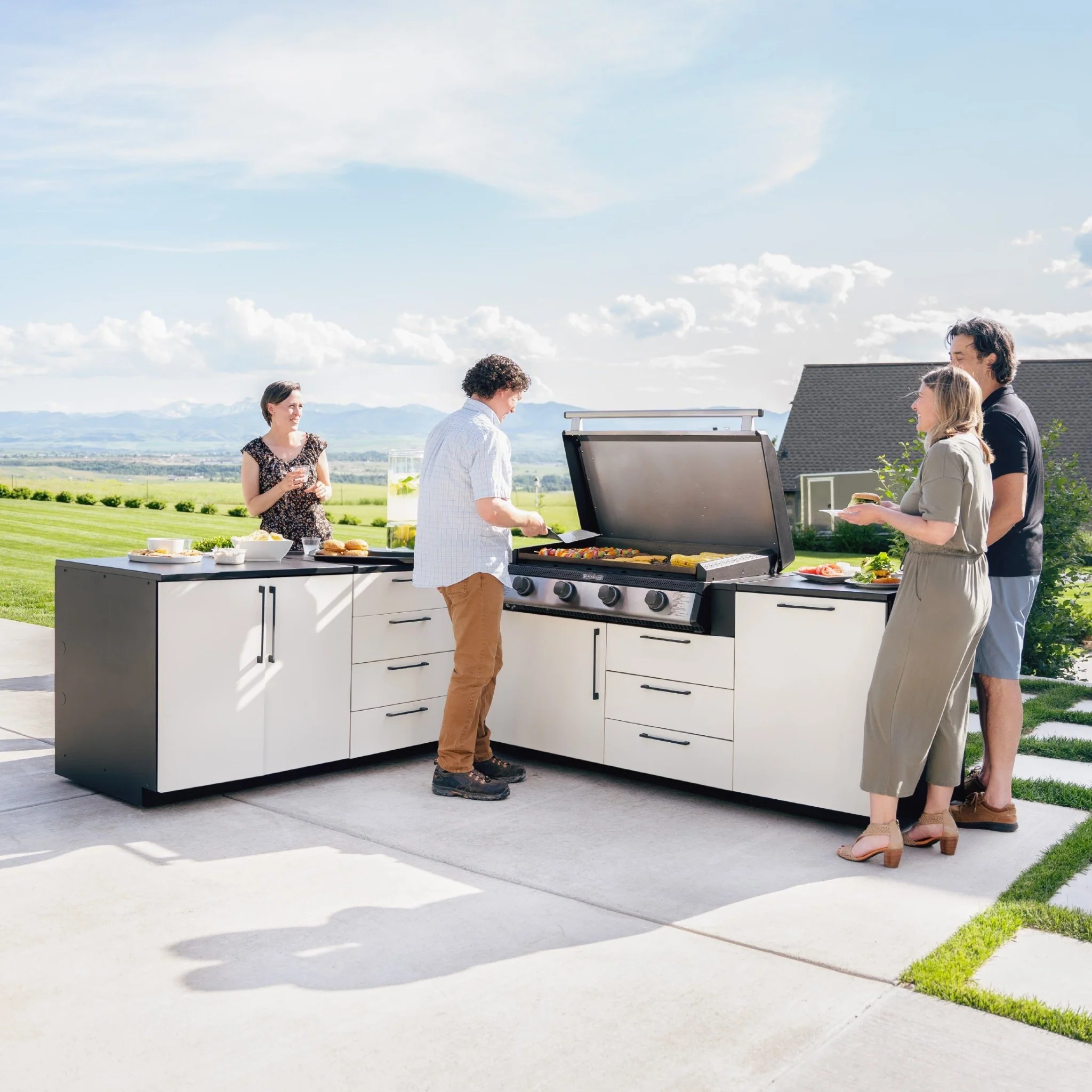 Blackstone 50" Outdoor Kitchen Module with 36" Drop-in Griddle 8 Blackstone 50" Outdoor Kitchen Module with 36" Drop-in Griddle