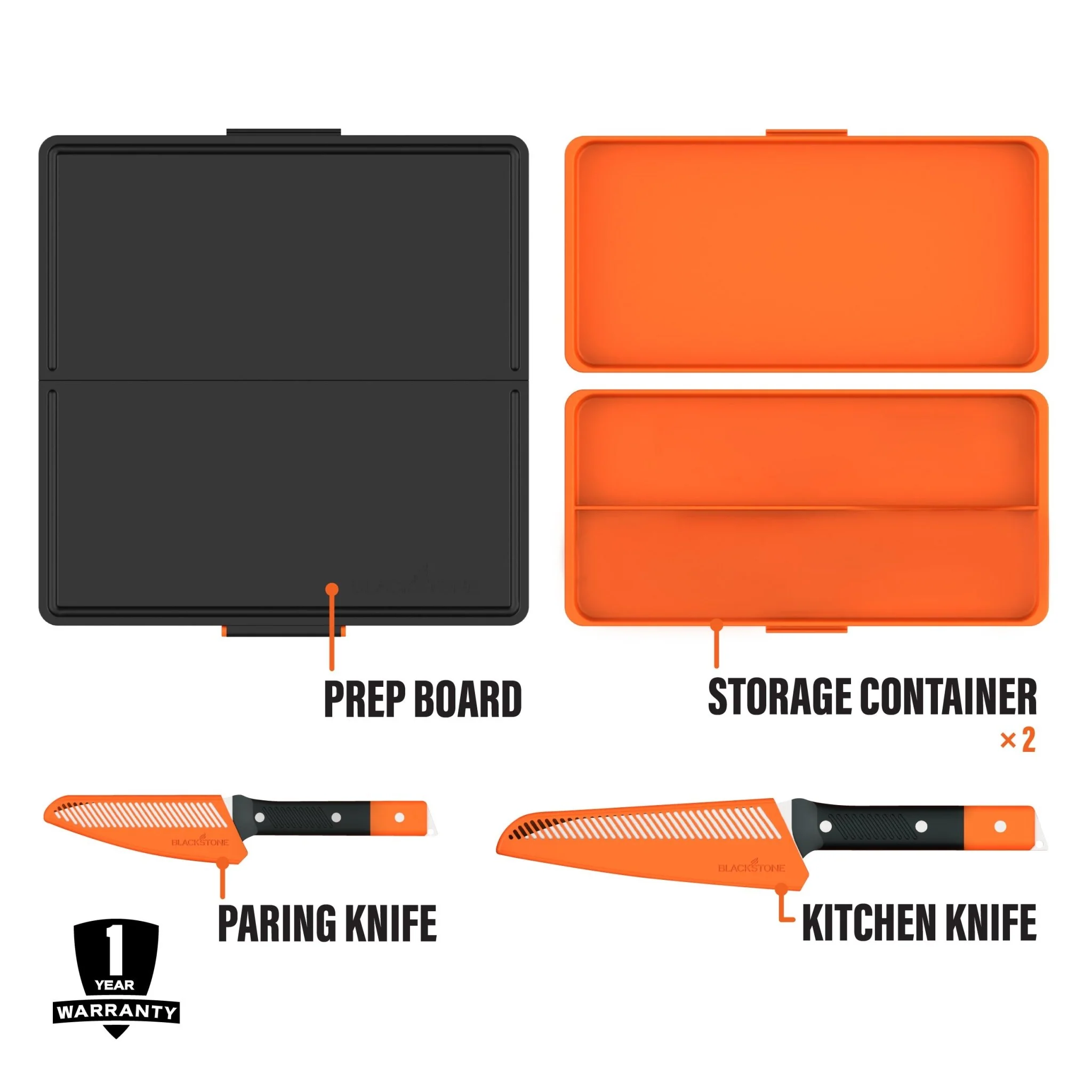 Adventure Ready Camp Knives and Prep Board 3 Adventure Ready Camp Knives and Prep Board
