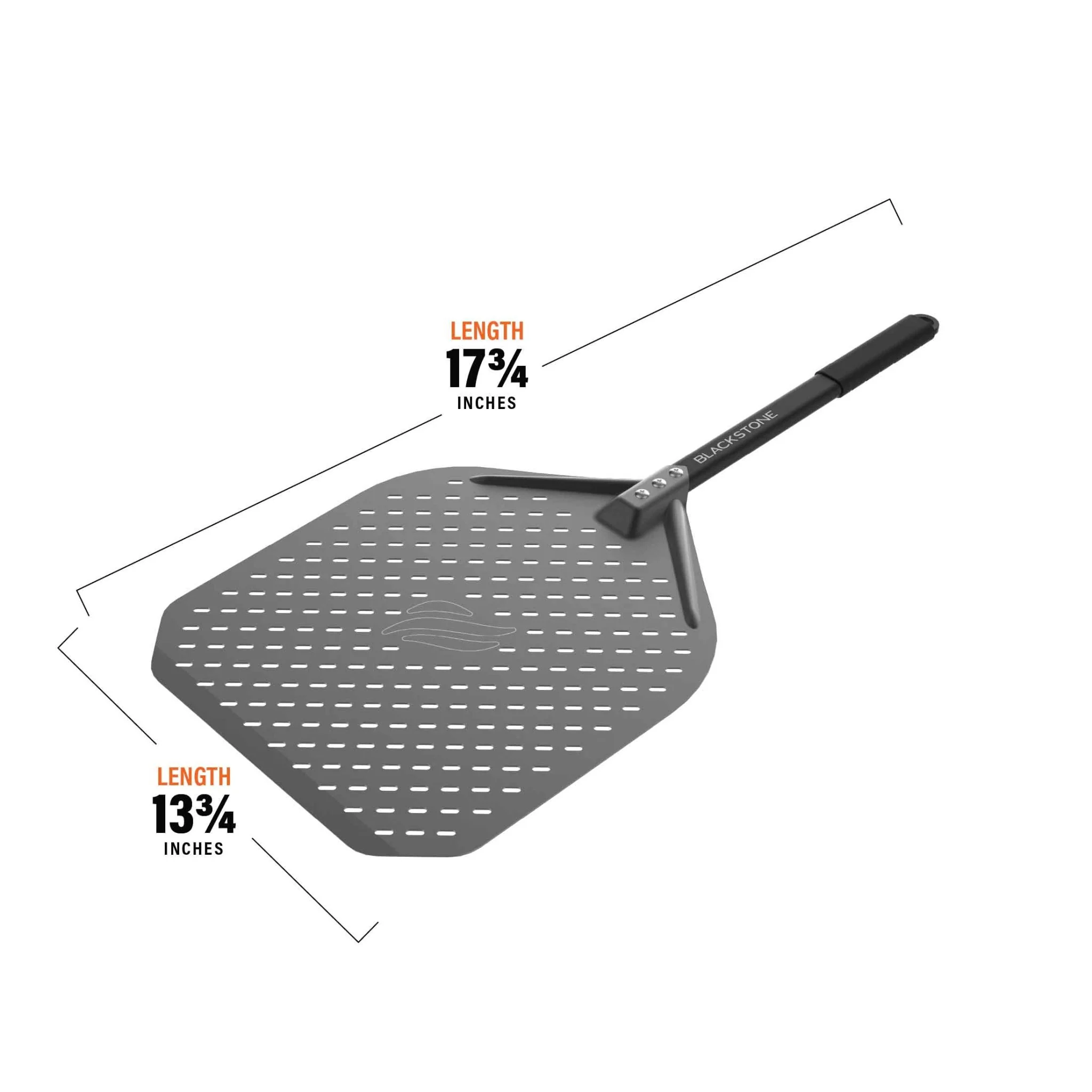 Perforated Aluminum Pizza Peel 3 Perforated Aluminum Pizza Peel