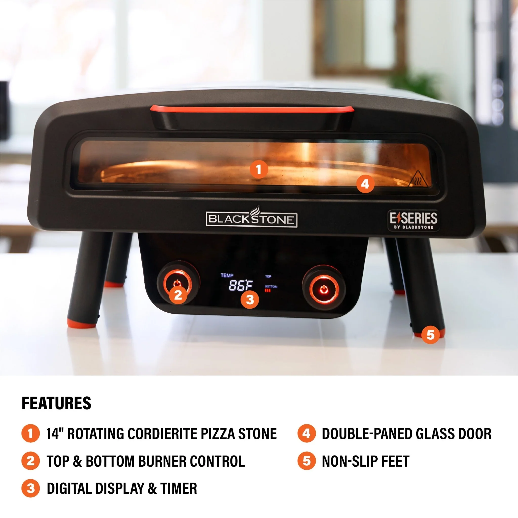Electric Tabletop Pizza Oven 4 Electric Tabletop Pizza Oven