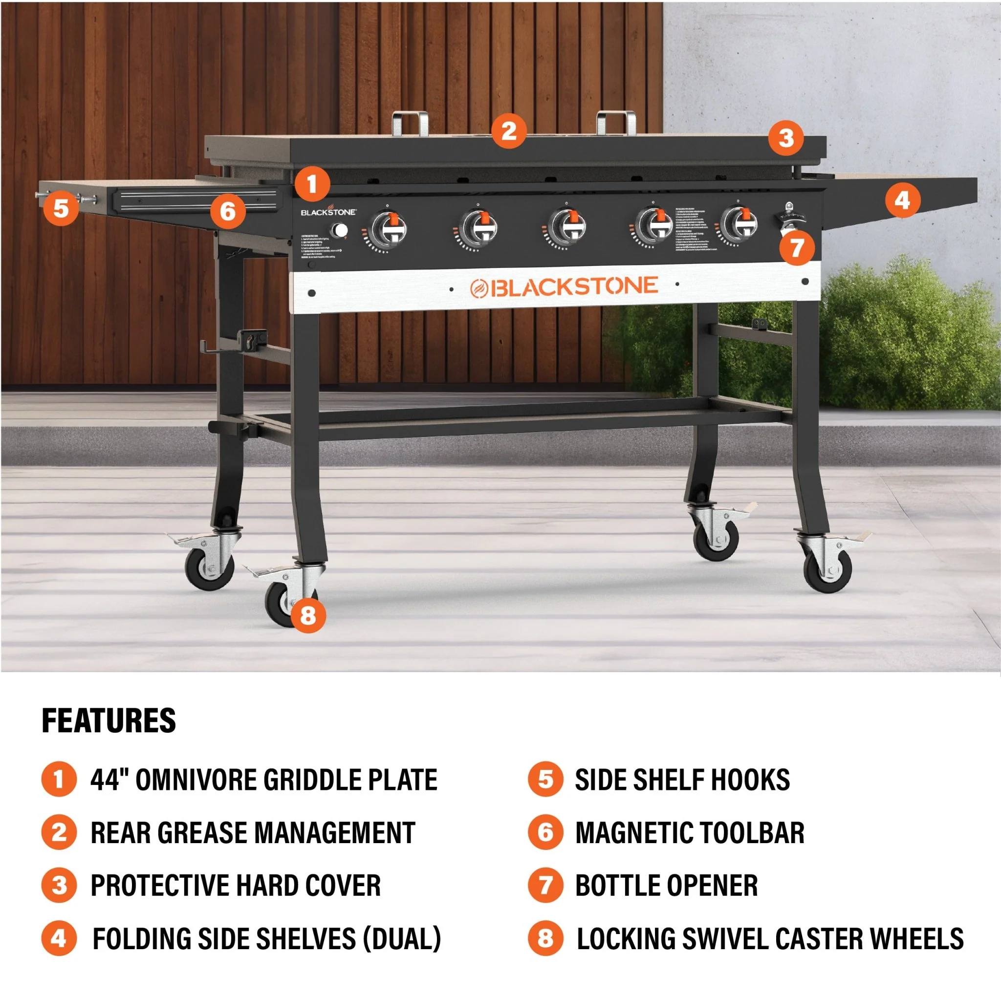Original 44” Griddle with Hard Cover 4 Original 44” Griddle with Hard Cover