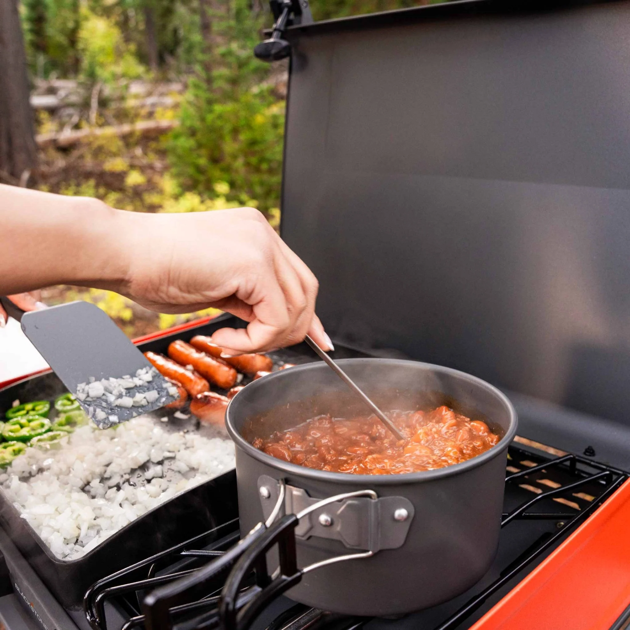 12" x 14" Griddle with Side Burner 10 12" x 14" Griddle with Side Burner