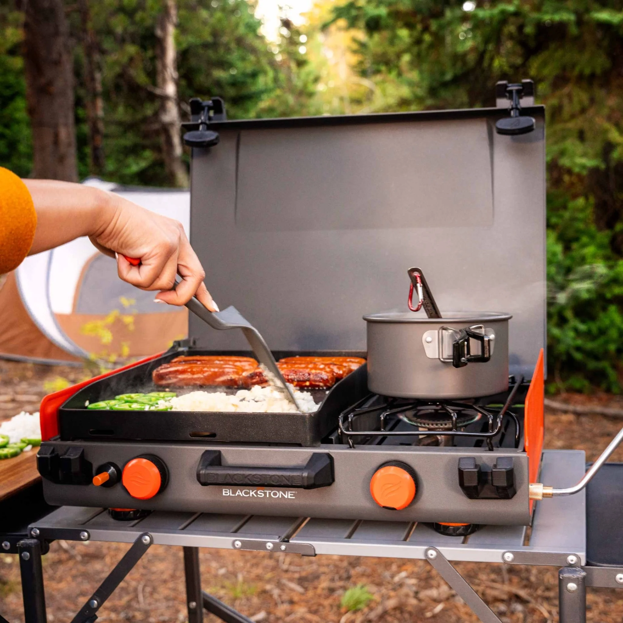 12" x 14" Griddle with Side Burner 9 12" x 14" Griddle with Side Burner