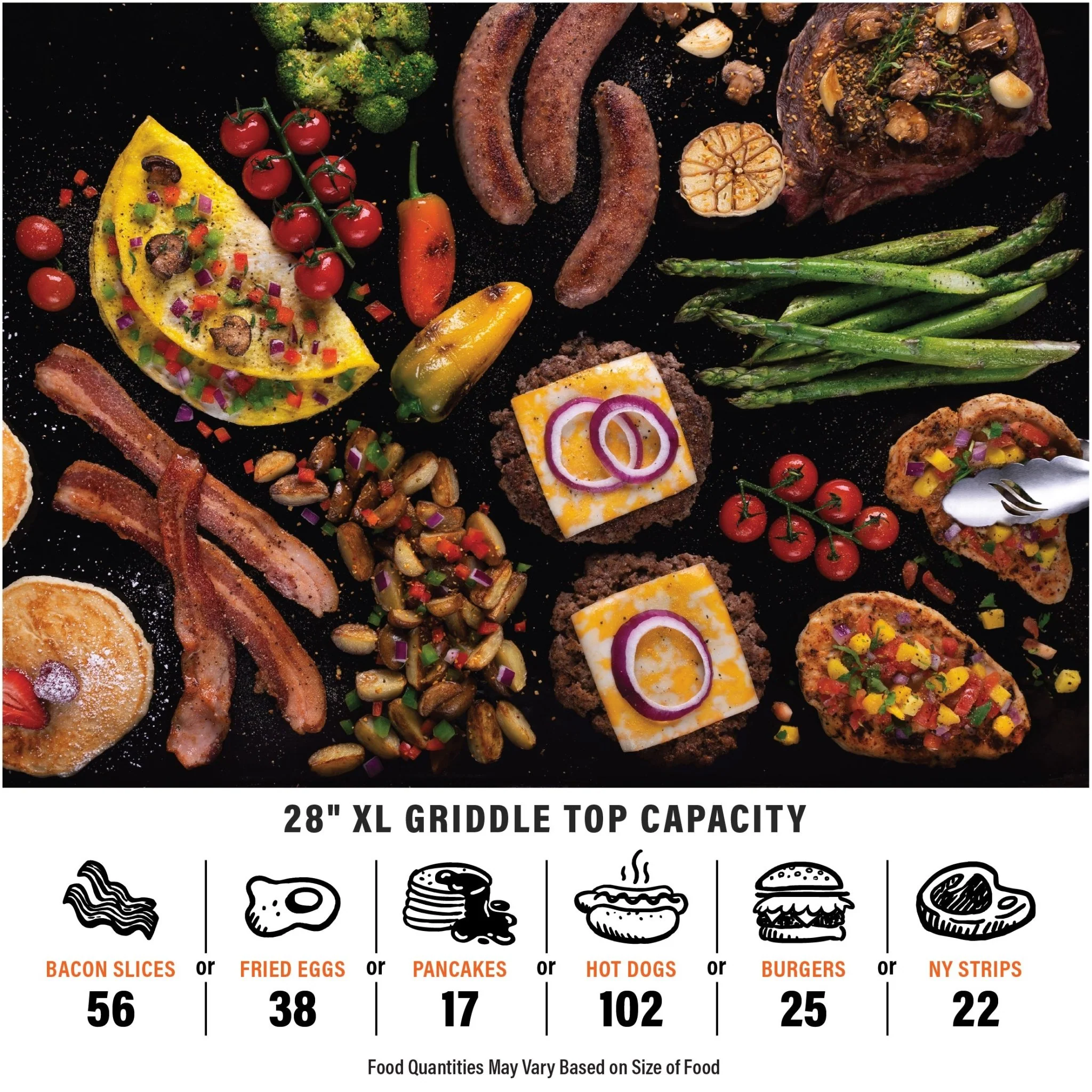 28" XL Griddle with Hood 9 28" XL Griddle with Hood
