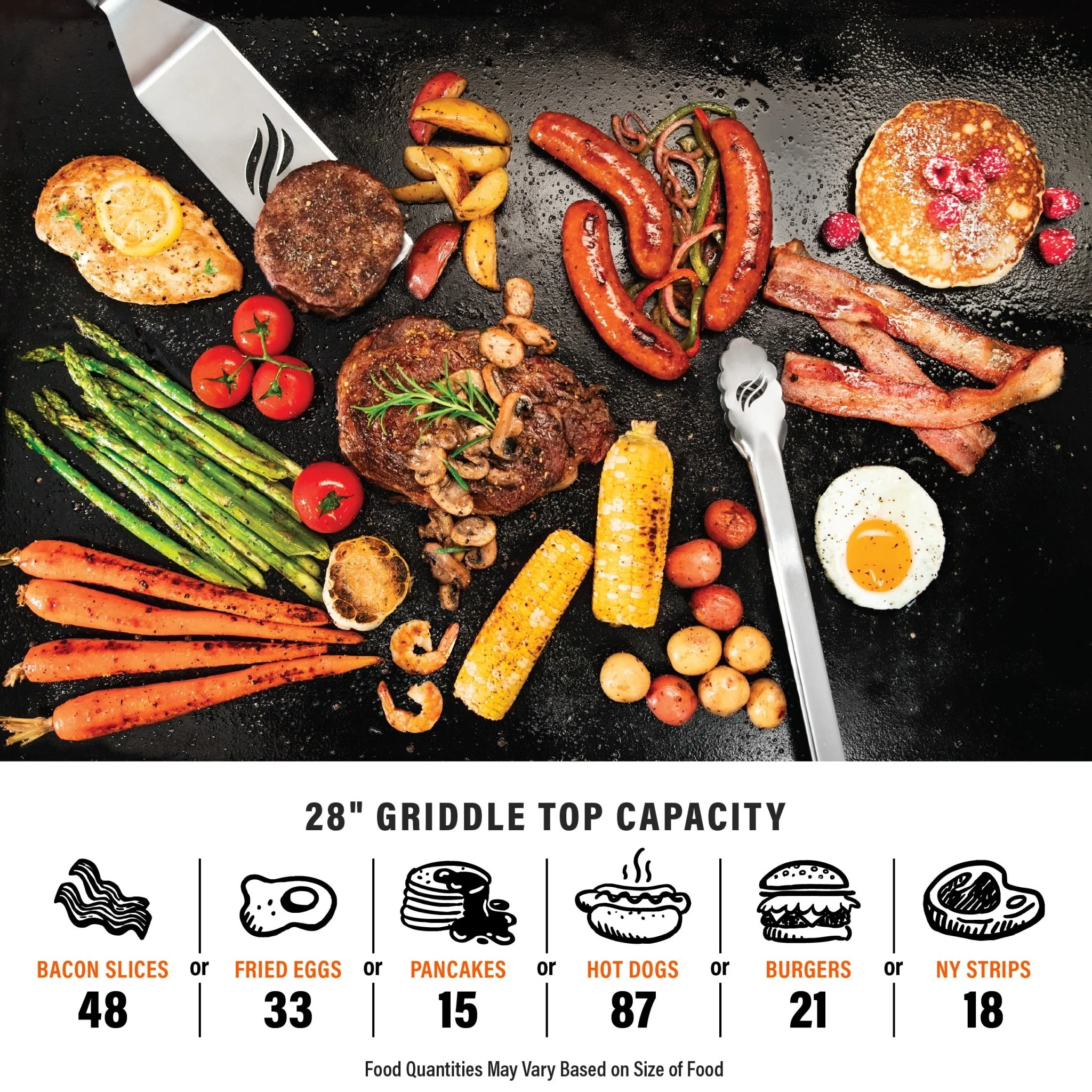 28" Griddle with Hood 8 28" Griddle with Hood
